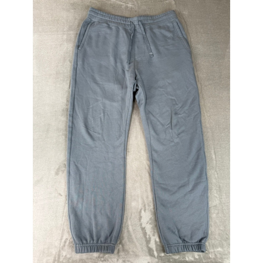 American Giant Classic Sweatpants Mens Large Gray Fleece Jogger $120 USA NWOT